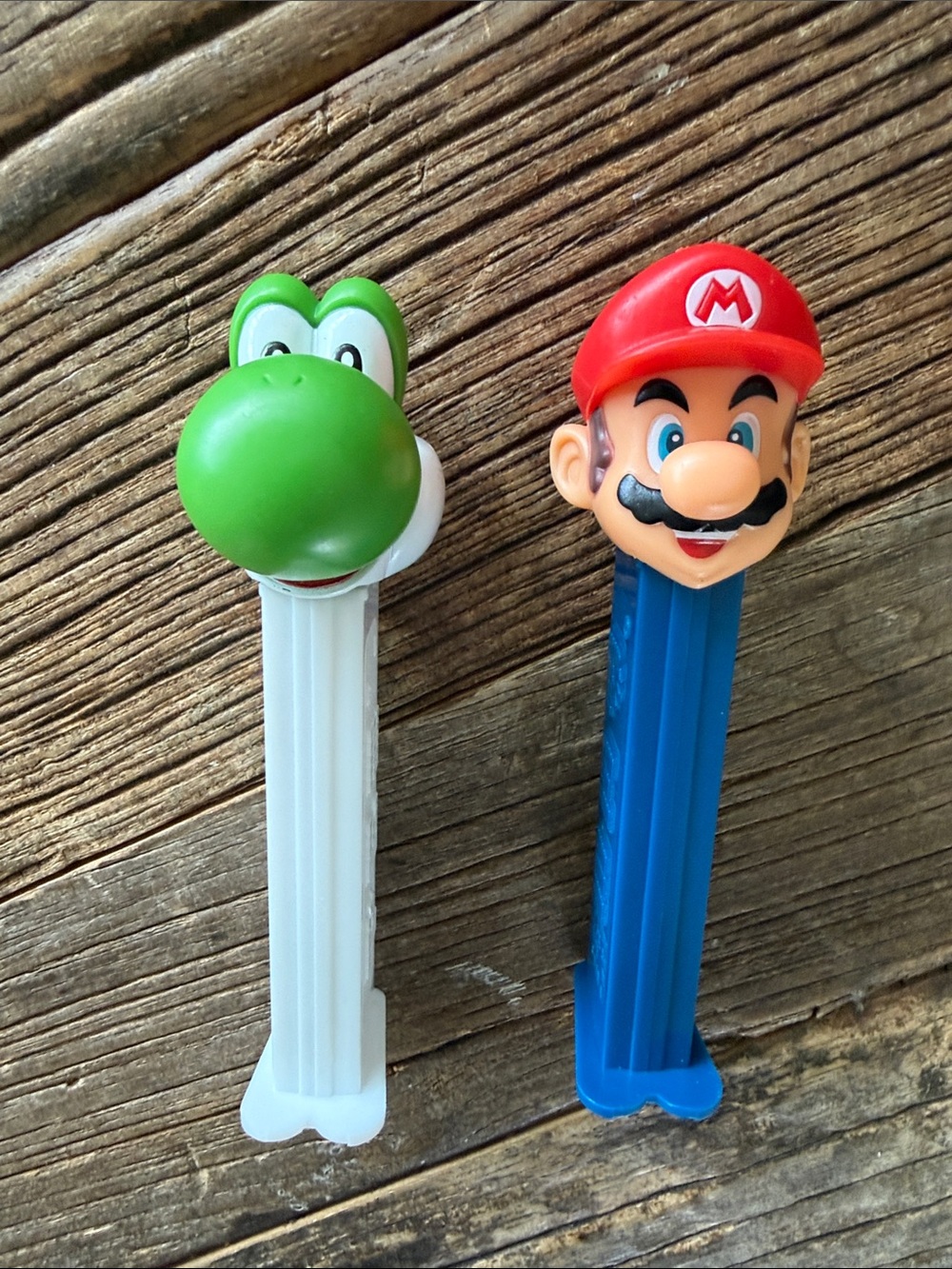 Super Mario & Yoshi PEZ Candy Dispensers - Red, Blue, Green